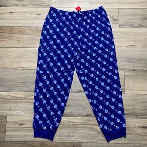 Family PJs Maceys Womens Dreidel Print Pajama Pants Size XXL‎ Blue
